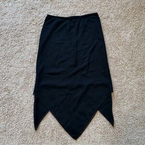 Vintage A. Byer Asymmetrical Black Skirt - Small
